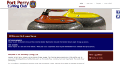 Desktop Screenshot of portperrycurling.com