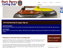 Tablet Screenshot of portperrycurling.com